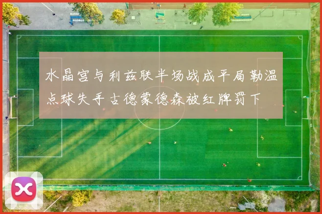 水晶宫与利兹联半场战成平局勒温点球失手古德蒙德森被红牌罚下